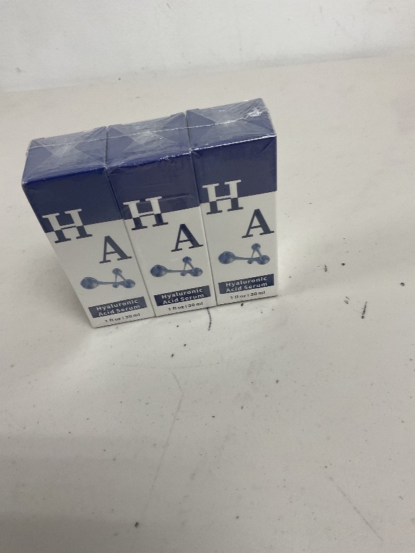 Photo 1 of ABOTE 2.3% Hyaluronic Acid Serum for Face Moisturize Smoothes Wrinkles (3 Pack 1fl.oz | 30ml)