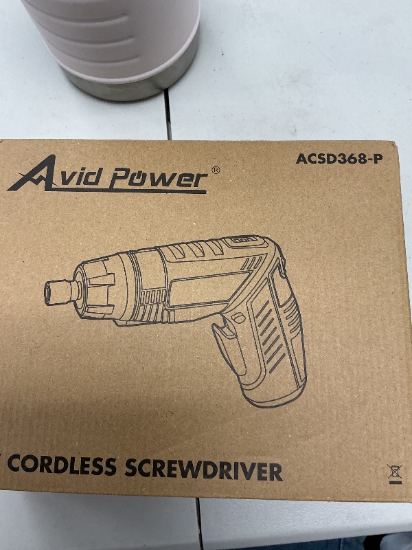 Photo 1 of AVID POWER Electric Cordless Screwdriver Set Rechargeable 4V Power Screwdriver Kit with 44pcs Accessories, 5.65Nm Screw Gun, 5+1 Torque Setting, 2 Position Handle with LED Light - Pink Tools for Women