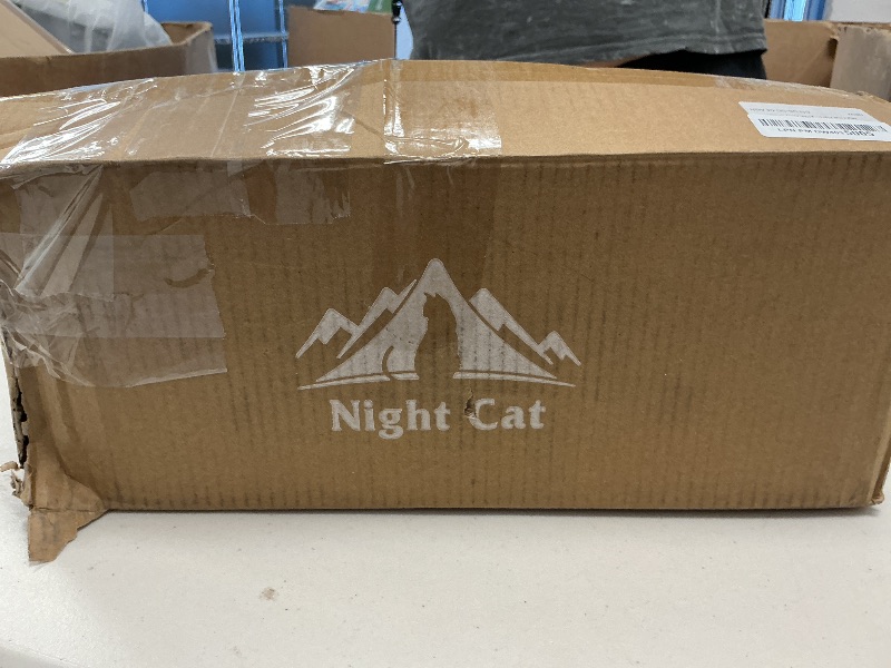 Photo 1 of Night Cat Flat Lay Hammock Tent with Mosquito Net Waterproof Rainfly Storage Room for 1 Person Backpacking Hiking Camping Lightweight 440LBS 87x28x19in Army Green
