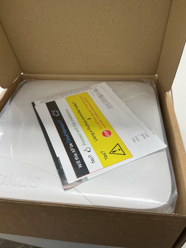 Photo 1 of RUCKUS Smart Zone High Performance Wi-Fi 5 3x3:3 Plenum Rated Indoor Access Point R700