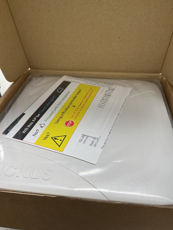 Photo 1 of RUCKUS Smart Zone High Performance Wi-Fi 5 3x3:3 Plenum Rated Indoor Access Point R700