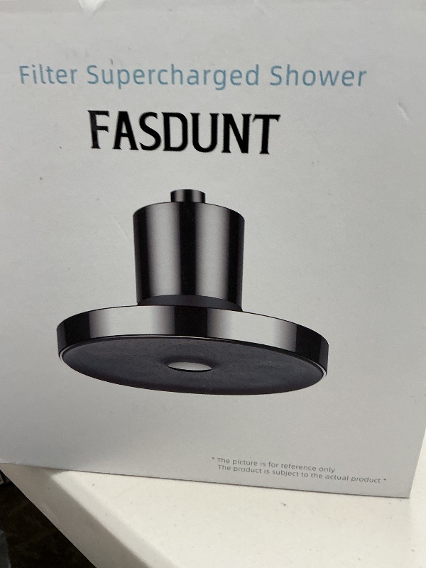Photo 1 of FASDUNT 8 Inch Filtered Shower Head, High Pressure Shower Heads for Softening Hard Water, 20-Stage Filter for Healthier Hair & Skin - Reduce Hair Shedding & Dandruff, Soothe Dry Itchy Skin