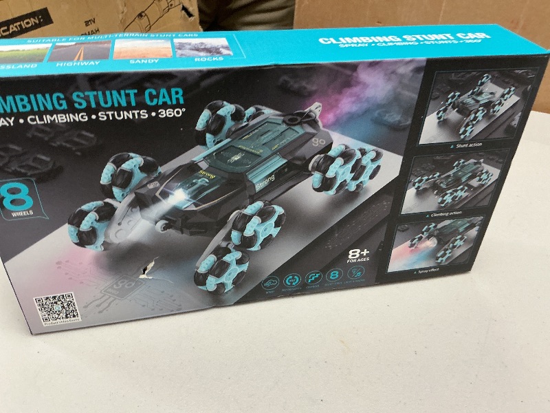 Photo 1 of Carsky 8WD Remote Control Cars Toys for Ages 8-13 Rc Stunt Drift Cars Kids 360°Rotating Double Sided Gesture Sensing Toys for Boys 8 9 10 11 12 13 Years Old Birthday Gifts