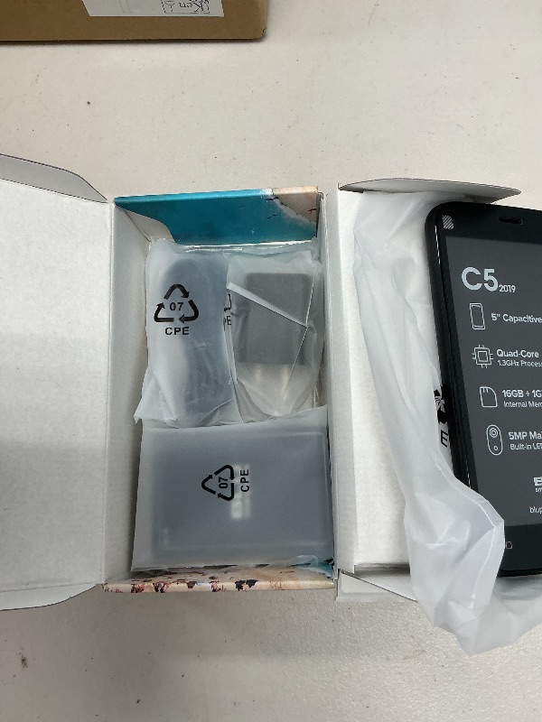 Photo 1 of BLU C5 2019 5" 2-SIM 16GB GSM Smartphone, 1GB RAM, Unlocked, Black
