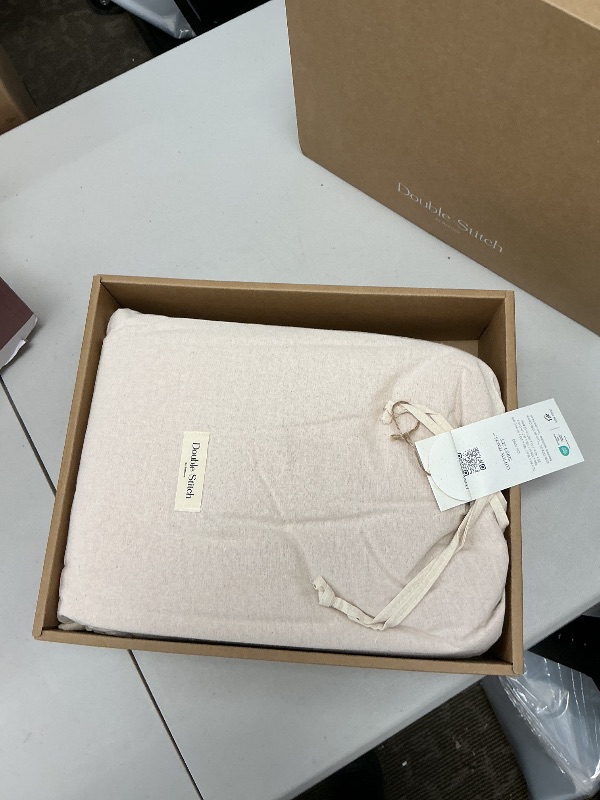 Photo 1 of Double Stitch Cotton Tencel Sheet - Bed Sheets Set California King, 4Pc Luxury Hotel Bedding Set, Soft, Cooling & Breathable for Hot Sleepers, Deep Pocket Up to 16 Inches, Coral