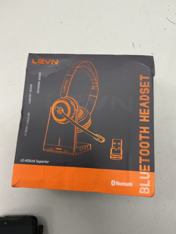 Photo 1 of Wireless Headset with Mic for Work,Bluetooth Headset with Microphone (Noise Cancelling & Mute Button)Wireless Headphones with Mic for Work from Home/Office/PC/Call Center/Computer/Laptop/Teams/Zoom