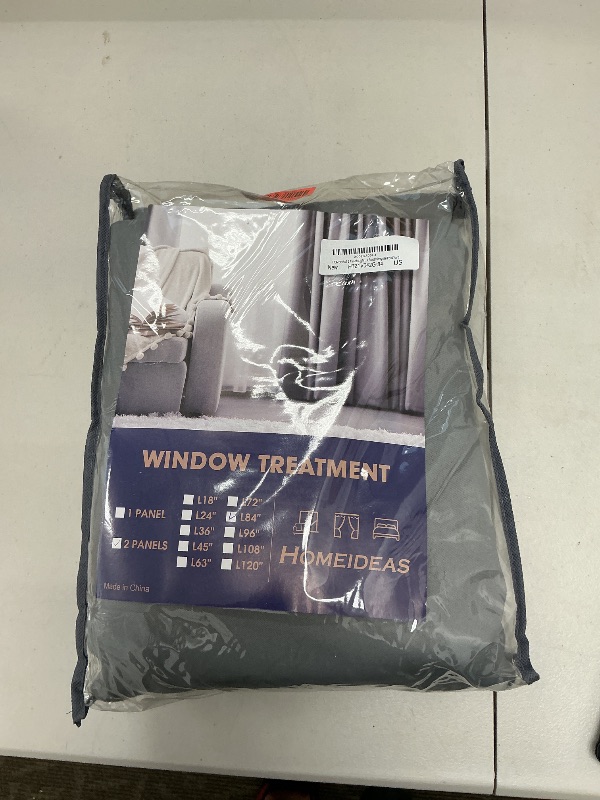 Photo 1 of HOMEIDEAS 2 Panels Light Grey Outdoor Curtains, 100 X 84 Inch Extra Wide Thermal Insulated Waterproof Patio Drapes for orch, Pergola, Pool, Yard