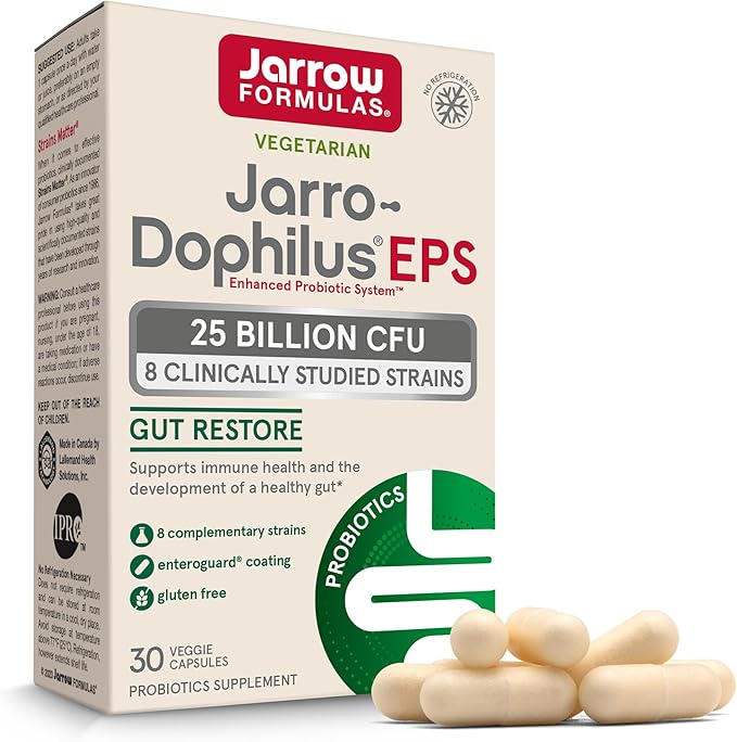 Photo 1 of Jarrow Formulas Probiotics for Women and Men Digestive Health - Probiotic Nutritional Supplements, Gut Health, 25 Billion CFU, 30 Capsules, 30 Day Supply
