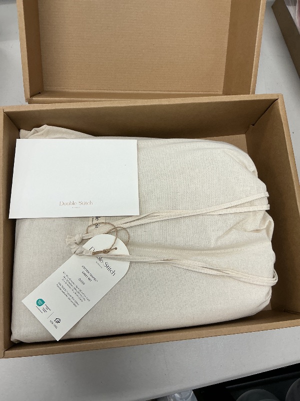 Photo 1 of Double Stitch Cotton Tencel Sheet - Bed Sheets Set Queen Size, 4Pc Luxury Hotel Bedding Set, Soft, Cooling & Breathable for Hot Sleepers, Deep Pocket Up to 16 Inches, Winter Sky