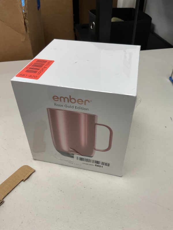 Photo 1 of Ember Temperature Control Smart Mug 2, 14 Oz, App-Controlled Heated Coffee Mug with 80 Min Battery Life and Improved Design, Rose Gold