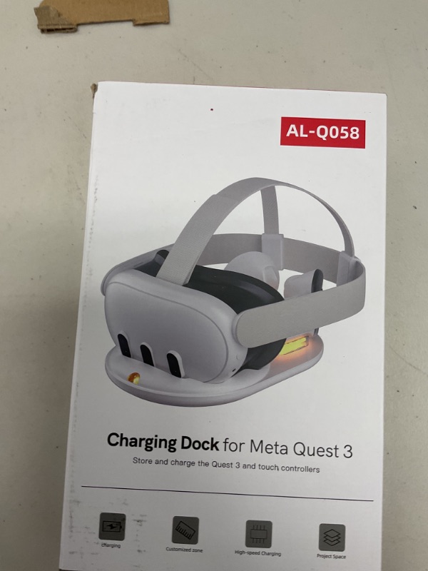 Photo 1 of TechKen 2.5hrs Fast Charging Dock for Oculus/Meta Quest 3,45W Charging Dock for Quest 3 Accessories