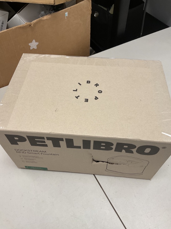Photo 1 of PETLIBRO Multi Cats Water Fountain, Dockstream RFID Smart APP Monitoring Cat Fountain x2 Collar Tags, Large Capacity 101oz/3L Pet Water Fountain, 2.4G Wi-Fi Automatic Cat Water Dispenser, Pump-Free