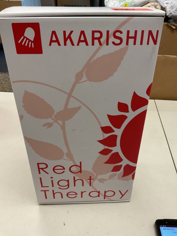 Photo 1 of Arikashin Red Light Therapy Lamp for Face & Body – LED 660nm Red & 850nm&940nm Infrared Light with Adjustable Stand – Skin Care & Muscle Relief Device