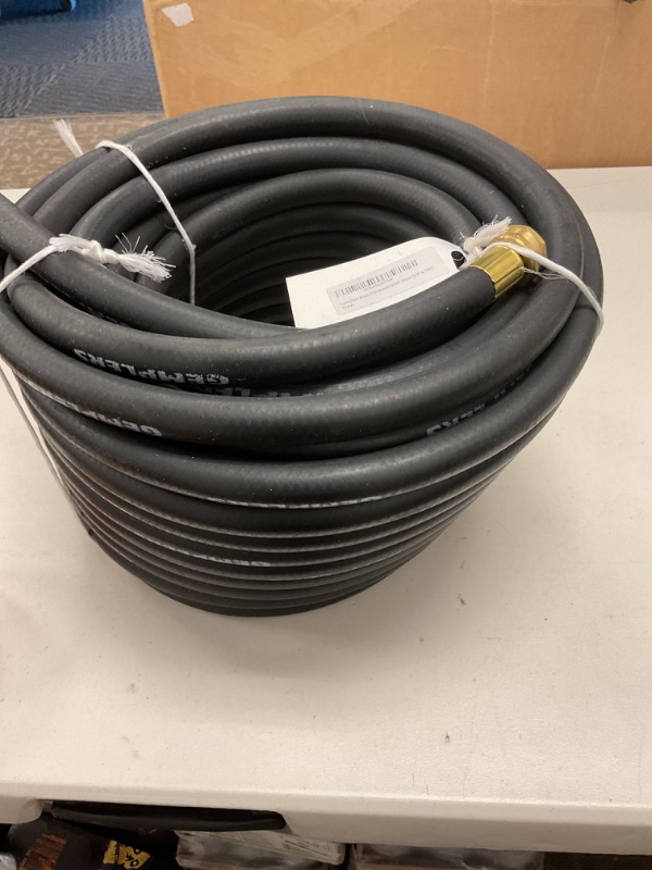 Photo 1 of Gemplers Black Pro-Grade Water Hose (5/8" x 100')