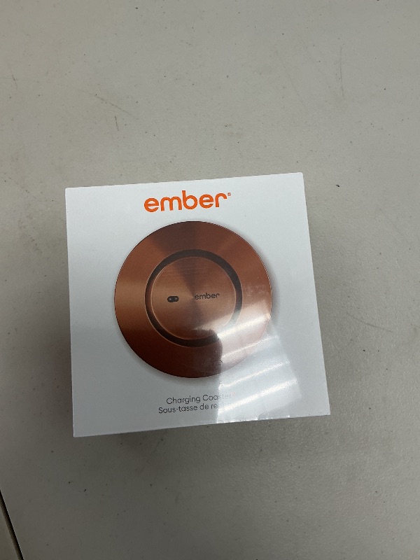 Photo 1 of Ember Charging Coaster 2, Wireless Charging for Use with Ember Temperature Control Smart Mug, Copper