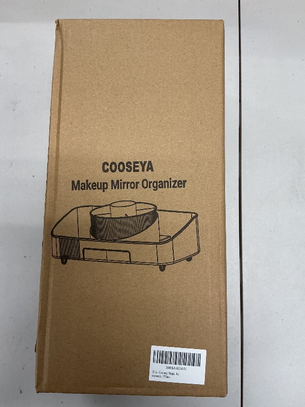 Photo 1 of COOSEYA Makeup Organizer for Vanity, Makeup Storage Organizer,Rotating Makeup Organizer Skincare Organizer Countertop for Bathroom Sink,Organize and Storage Brush Holder Perfume