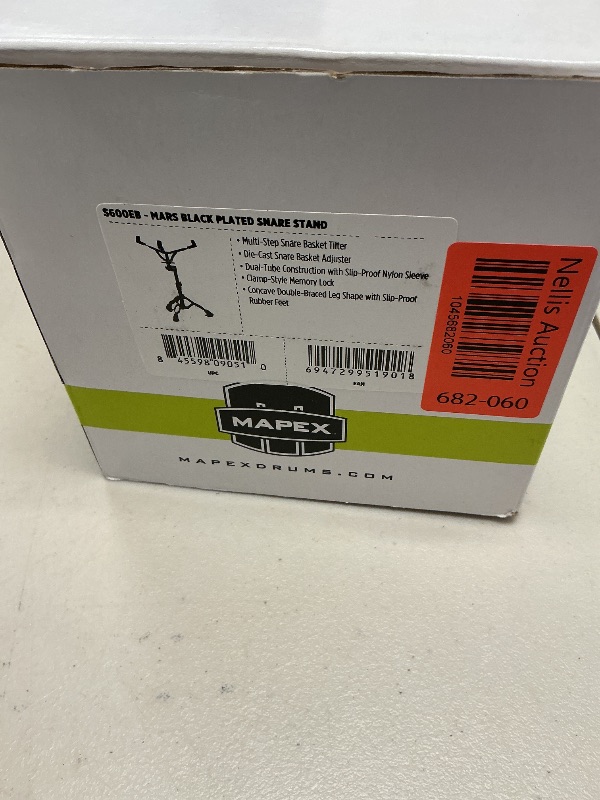 Photo 1 of MAPEX Mars 600 Series Snare Stand, Black Plated (S600EB)