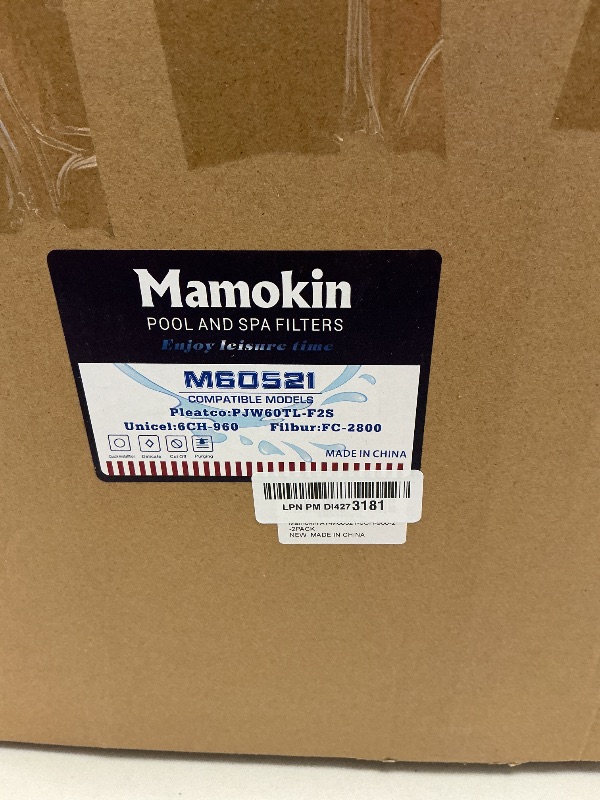Photo 1 of Mamokin Spa Filter 6CH-960 Replaces Jacuzzi Filters J-300 J-400, Unicel 6CH-960, Pleatco PJW60TL-F2S, Filbur FC-2800, 6540-476, 6540-383, Hot Tub Filter with Closed Handle(Not be Removed)- 2 Pack