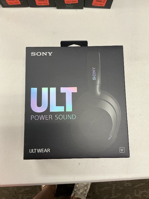 Photo 1 of Sony ULT WEAR Over-Ear Noise Cancelling Bluetooth Headphones with Alexa Built-in, Comfortable Design, 30-Hour Battery, Massive Bass, Black