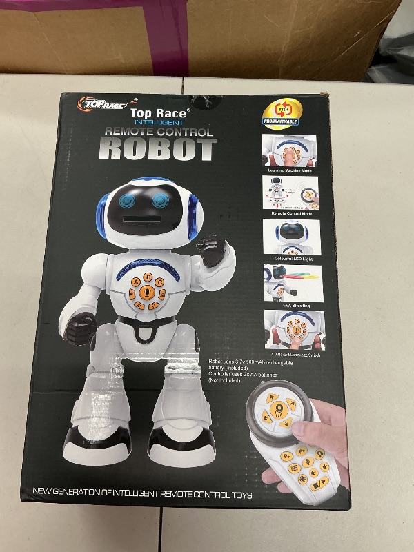 Photo 1 of Programmable LED RC Robot Toys - Interactive 12-inch Tall Dancing and Talking Robot for Kids