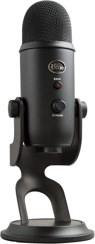 Photo 1 of Logitech for Creators, 2 Condenser Microphone, USB, Blackout, Mic Only (988-000100)