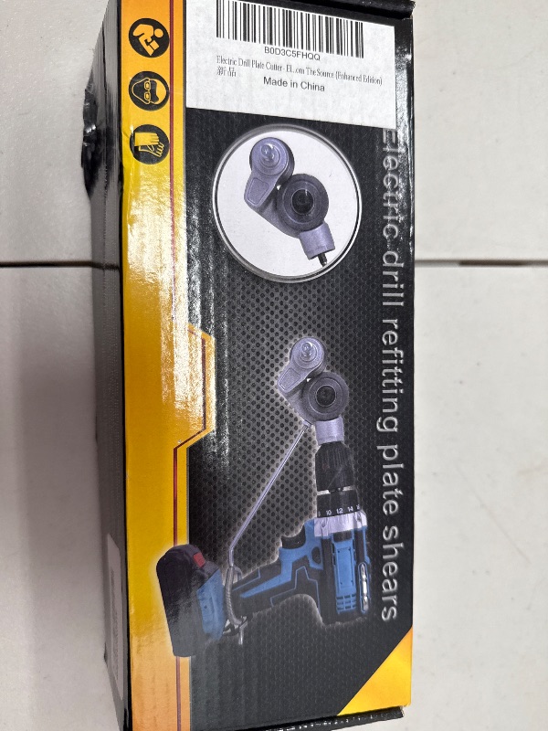 Photo 1 of Sheet Metal Cutter Metal Cutter for Drill/Sheet Metal Cutter Drill Attachment Enhanced Model - Specially Reinforced for Cutting Flat Iron, Steel,Copper, Aluminum Sheets 20 Gauge thick and Below
