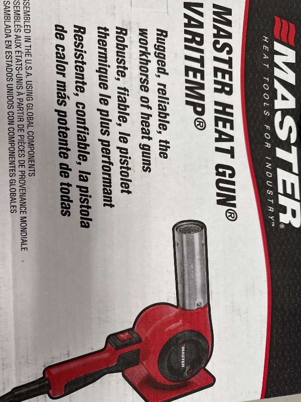 Photo 1 of Master Appliance HG-302D Industrial Heat Gun, Quick Change Plug-In Heating Element, 800° F, 220V, 1320W, 6 Amps, Assembled In USA