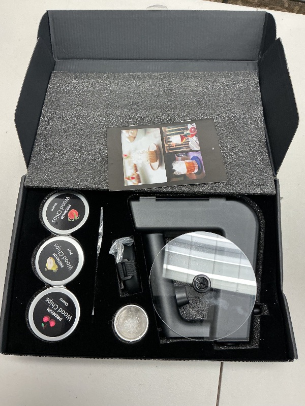 Photo 1 of Cocktail Smoker Kit With Torch, 6 Flavors Wood Chips, Drink/Bourbon/Old Fashioned Smoker Kit, Whiskey Gifts for Men, Dad, Husband,Boss, Boyfriend (Without Butane)