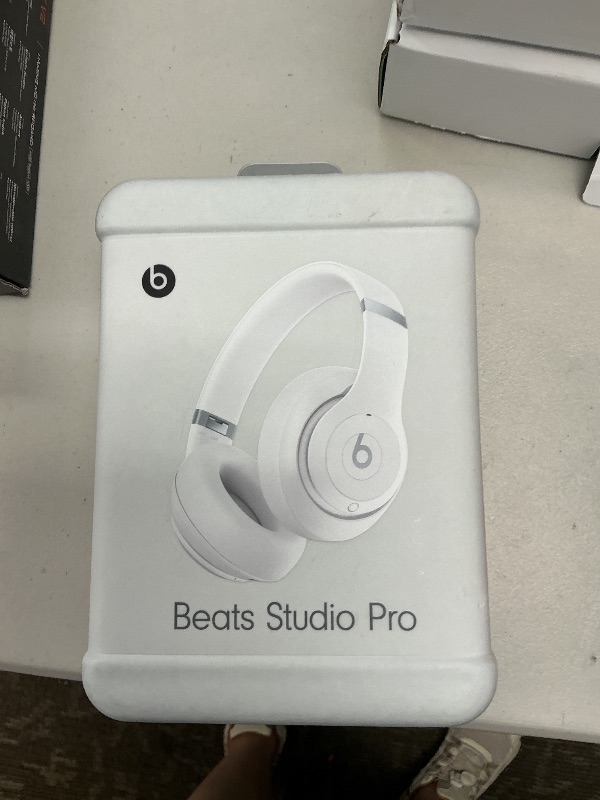 Photo 1 of Beats Studio Pro - Wireless Bluetooth Noise Cancelling Headphones - Personalized Spatial Audio, USB-C Lossless Audio, Apple & Android Compatibility, Up to 40 Hours Battery Life - Matte White