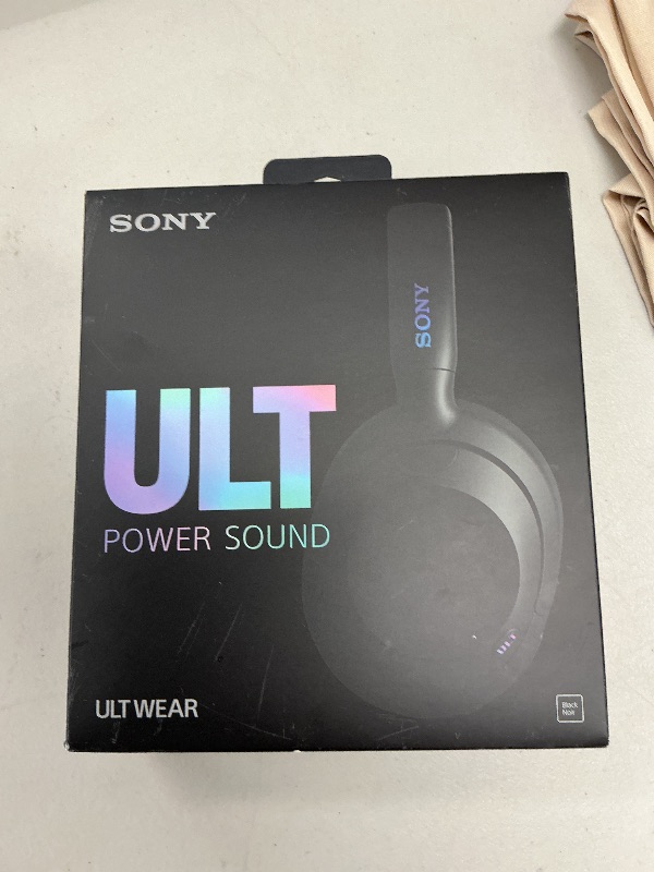 Photo 1 of Sony ULT WEAR Over-Ear Noise Cancelling Bluetooth Headphones with Alexa Built-in, Comfortable Design, 30-Hour Battery, Massive Bass, Black