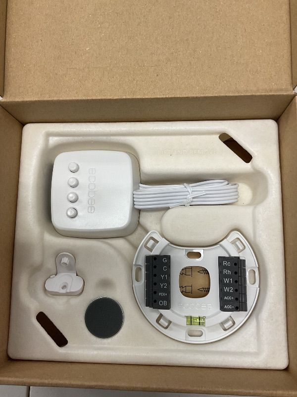 Photo 1 of ecobee Smart Thermostat Premium with Smart Sensor and Air Quality Monitor - Programmable Wifi Thermostat - Works with Siri, Alexa, Google Assistant