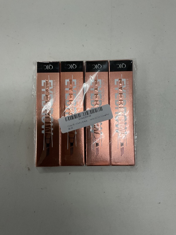 Photo 1 of 4-in-1 Microblading Waterproof Eyebrow Pencil - 4 Tipped 3D Magic Contouring Pen, Long Lasting Natural Fine Stroke in Light Brown, Dark Brown, Grey, Black