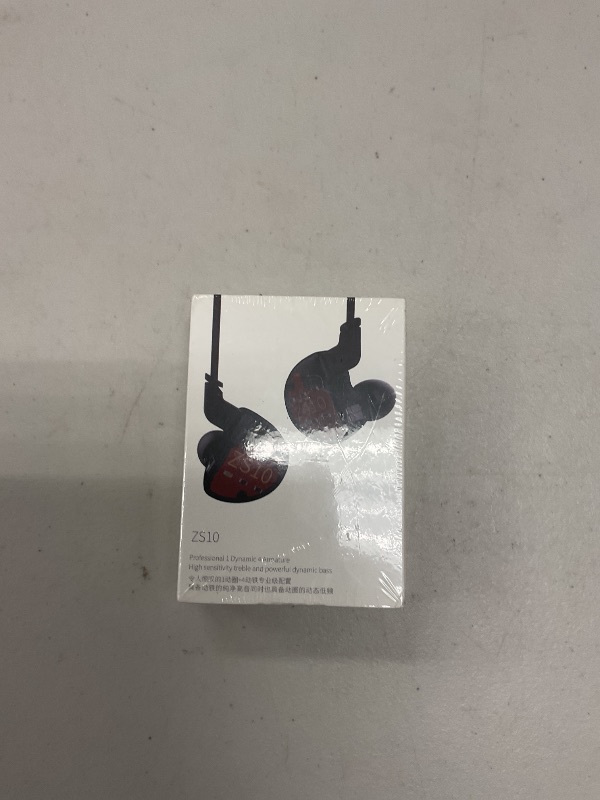 Photo 1 of in-Ear Monitor Headphones,KZ ZS10 Five Drivers High Resolution Earphones/Earbuds with Detachable Cable (Black with Mic)