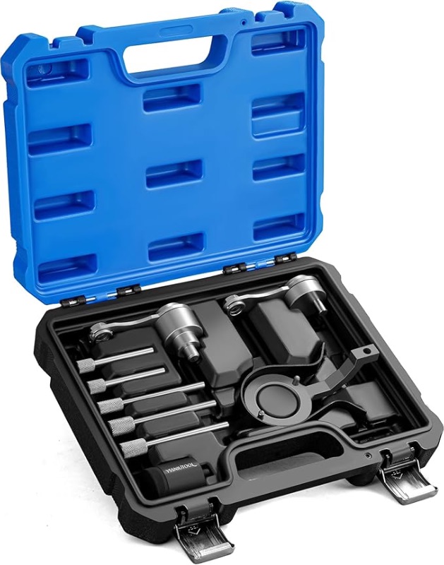 Photo 1 of Diesel Engine Timing Locking Tool Camshaft Alignment Flywheel Locking Timing Set Compatible with Land Rover Jaguar 2.7 3.0 Tool - Belt