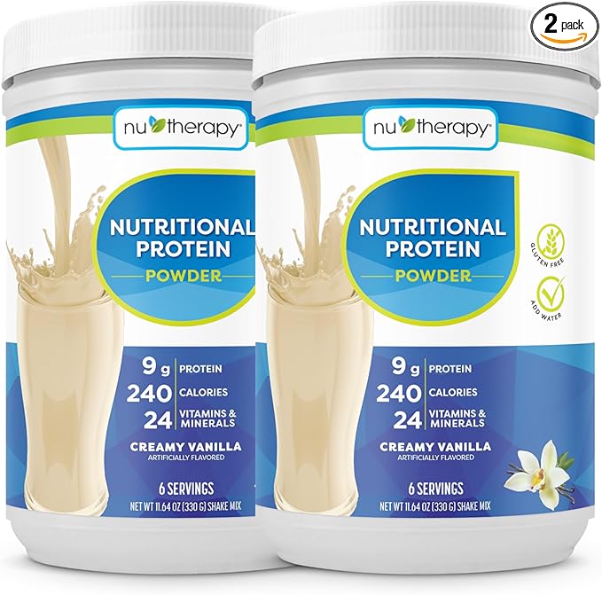 Photo 1 of NuTherapy Nutritional Protein Powder for Adults- Vitamins and Minerals for Nutritional Support and Bone Health Support
