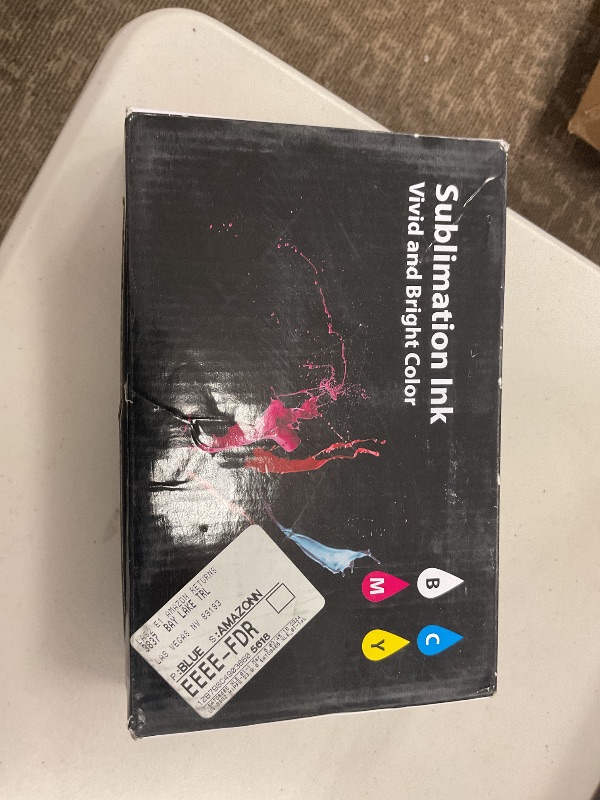 Photo 1 of Jmomy Autofill Syringe-Free Sublimation Ink compatiblefor ET-2400 ET-2720 ET-2760 ET-2750 ET-2800 ET-2803 ET-2850 ET-3760 ET-3850 ET-4700 ET-4850 ET-5800 ET-15000 Inkjet Printers (Anti-UV/ICC Free)