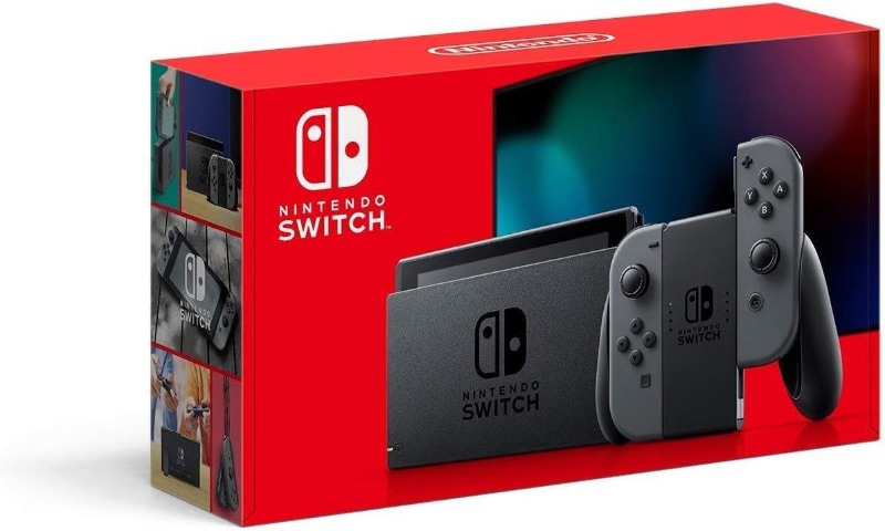 Photo 1 of Nintendo Switch with Gray Joy?Con - HAC-001(-01)