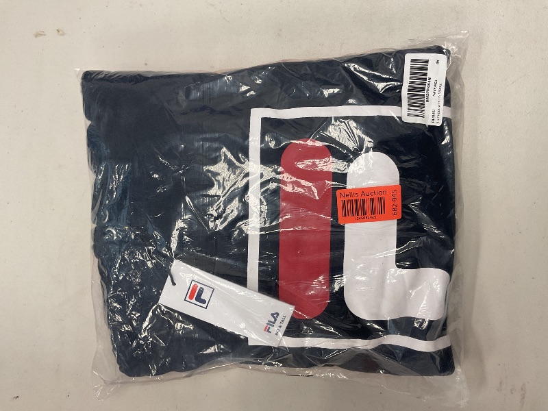 Photo 1 of Fila Big and Tall Hoodie for Men – Fleece Men’s Hoodie, Sweatshirt for Men Navy/Red