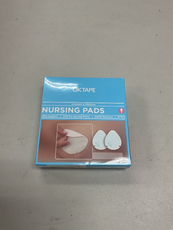 Photo 1 of OK TAPE Hydrogel Nursing Pads, 10 Pcs, Cooling Pain Relief for Sore Nipples, Postpartum Gel Pads, Safe for Breastfeeding