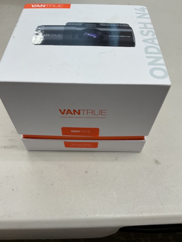 Photo 1 of VANTRUE N4 3 Channel Dash Cam, 4K+1080P Dual Channel, 1440P+1440P+1080P Front Inside Rear Three Way Triple Car Dash Camera, IR Night Vision, Capacitor, 24 Hours Parking Mode, Support 256GB Max