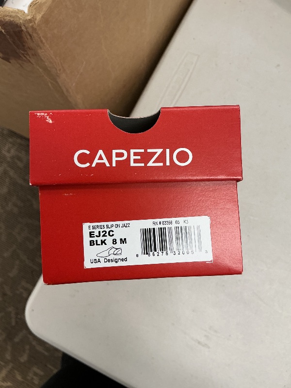 Photo 1 of Capezio Kids E-Series Slip On Jazz Shoe, Black, 8 Medium Toddler
