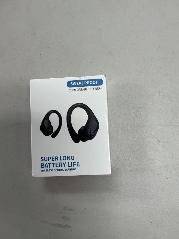 Photo 1 of Wireless Earbuds Bluetooth Headphones 80hrs Playback Ear Buds Power Display with Noise Canceling Mic Headsets for Sports/Workout/Running Black