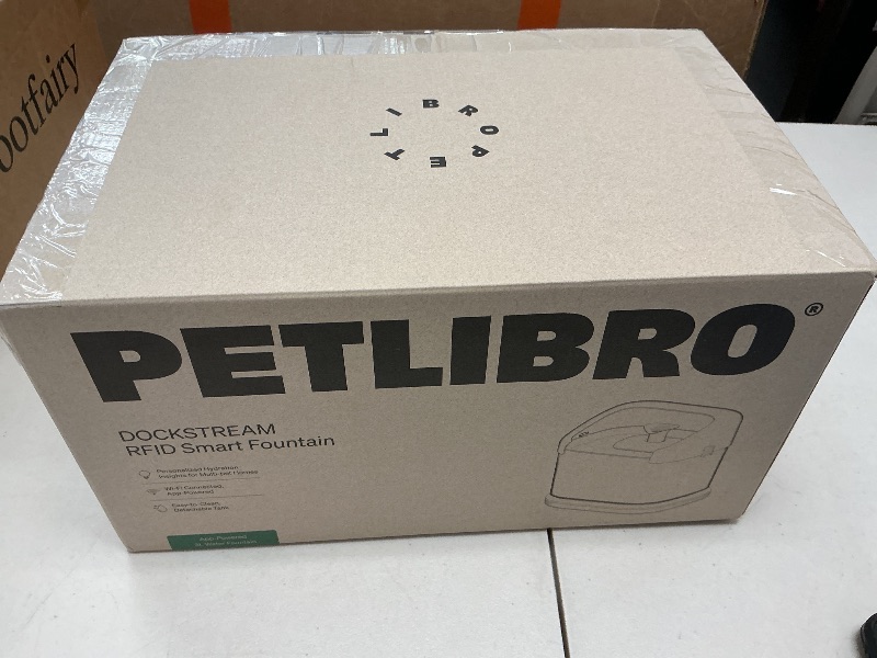 Photo 1 of PETLIBRO Multi Cats Water Fountain, Dockstream RFID Smart APP Monitoring Cat Fountain x2 Collar Tags, Large Capacity 101oz/3L Pet Water Fountain, 2.4G Wi-Fi Automatic Cat Water Dispenser, Pump-Free