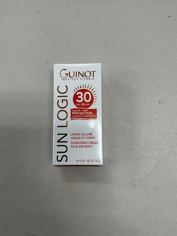 Photo 1 of Guinot Sun Logic SPF 30 Face and Body Sunscreen, 1.4 oz