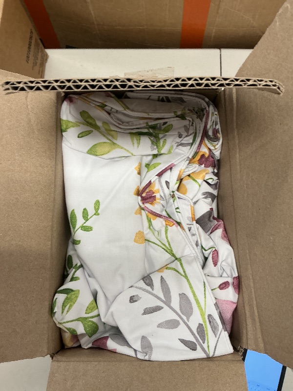 Photo 1 of QSH 100% Egyptian Cotton Cal King Sheets, Yellow Flower Plant Pattern Botanical Luxury Cotton Printed Flower California King Bedding Sheets, 4pcs Deep Pocket California King Floral Bed Sheet Set
