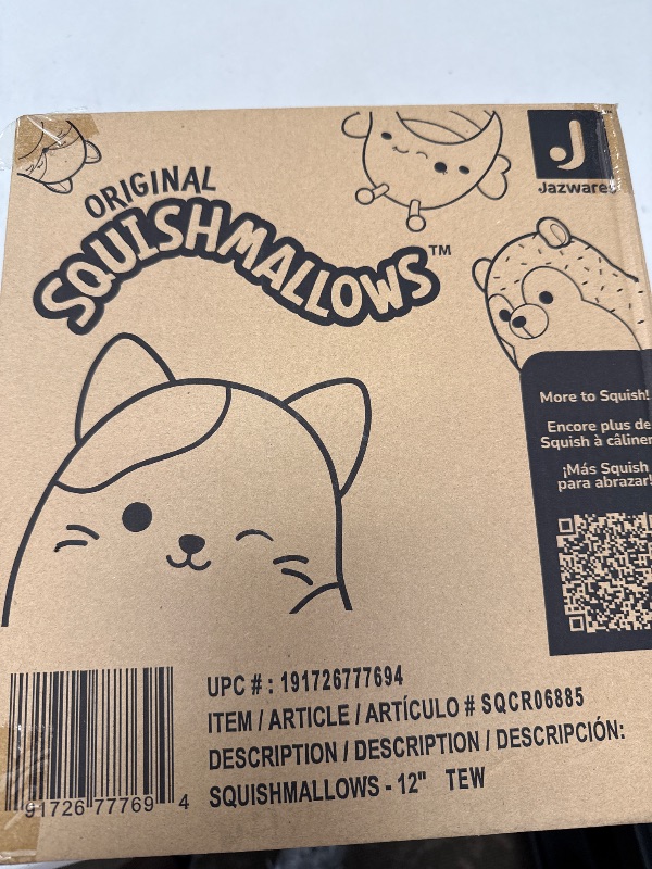 Photo 1 of Squishmallows Original 12-Inch Tew Purple Water Bear - Official Jazwares Plush (Medium-Sized)