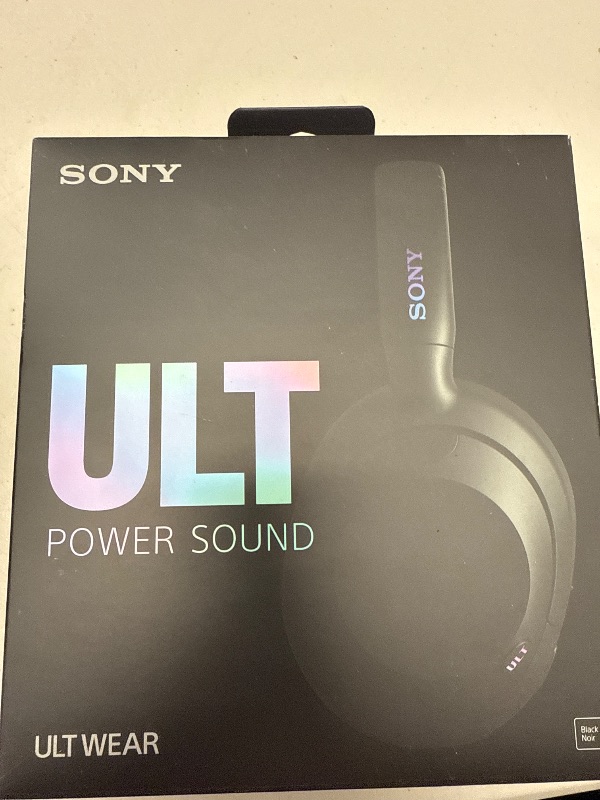 Photo 1 of Sony ULT WEAR Over-Ear Noise Cancelling Bluetooth Headphones with Alexa Built-in, Comfortable Design, 30-Hour Battery, Massive Bass, Black