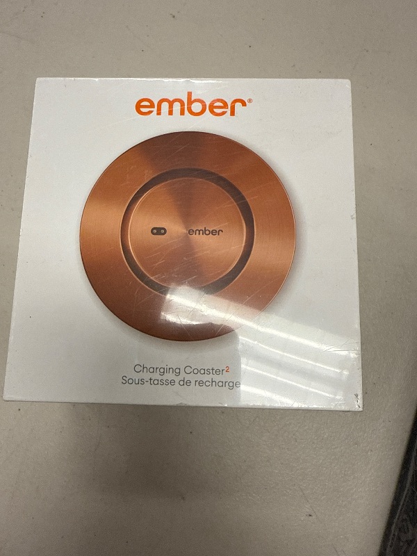 Photo 1 of Ember Charging Coaster 2, Wireless Charging for Use with Ember Temperature Control Smart Mug, Copper