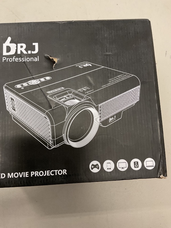 Photo 1 of 8500L Portable Projector for Home Theater Entertainment, Full HD 1080P Supported Mini Projector HDMI AV USB TV Stick Supported