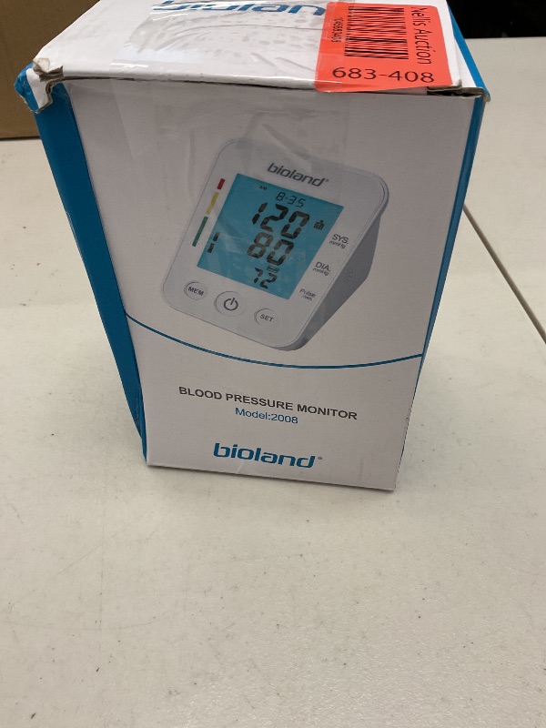 Photo 1 of LinkSun Blood Pressure Monitor Upper Arm Large Cuff, Backlit Large LCD Screen, Automatic Digital Blood Pressure Machine, Adjustable BP Cuff, BPM Model - 2008